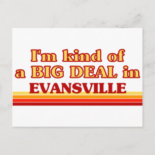 Ik ben een soort BIG DEAL in Evansville Briefkaart