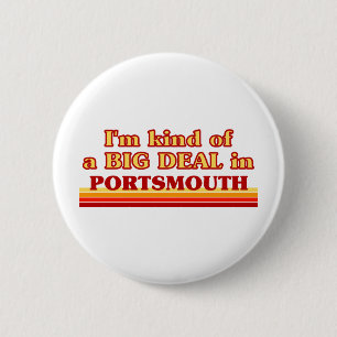 Ik ben een soort BIG DEAL in Portsmouth Ronde Button 5,7 Cm