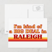 Ik ben een soort BIG DEAL in Raleigh Briefkaart (Voorkant / Achterkant)