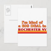 Ik ben een soort BIG DEAL in Rochester Briefkaart (Voorkant / Achterkant)