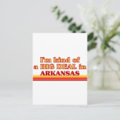 Ik ben een soort BIG DEAL op Arkansas Briefkaart (Staand voorkant)