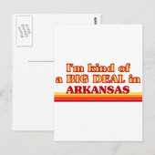 Ik ben een soort BIG DEAL op Arkansas Briefkaart (Voorkant / Achterkant)