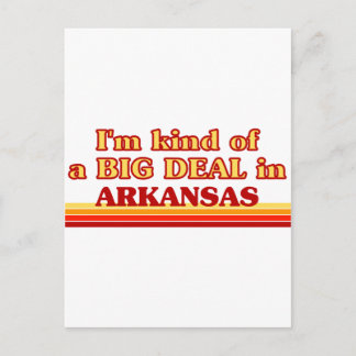 Ik ben een soort BIG DEAL op Arkansas Briefkaart