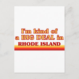 Ik ben een soort BIG DEAL op Rhode Island Briefkaart