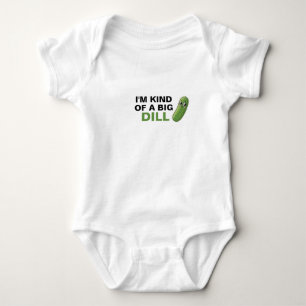 Ik ben een soort Big Dill Cute Pickle voor Baby Ba Romper