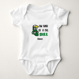 Ik ben een soort Big Dill Cute Pickle voor Baby Ba Romper