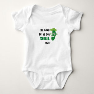 Ik ben een soort Big Dill Cute Pickle voor Baby. Romper