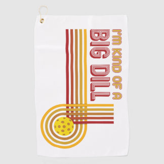 "Ik ben een soort Big Dill" Pickleball Towel Golfhanddoek