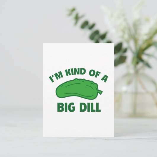 Ik ben een soort grote dal briefkaart (Staand voorkant)