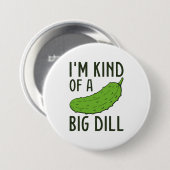 Ik ben een soort grote dal ronde button 7,6 cm (Voorkant /achterkant)