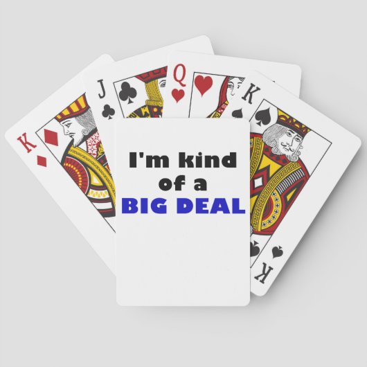 Ik ben een soort grote deal pokerkaarten (Achterkant)