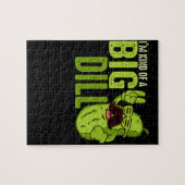 Ik ben een soort grote dill grappige pickle legpuzzel (Horizontaal)