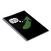 Ik ben een soort grote dill grappige pickle notitieboek (Rechterzijde)