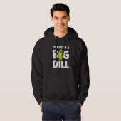 Ik ben een soort grote dill Pickles Vegan Pickle C Hoodie (Voorkant volledig)