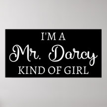 Ik ben een soort meisje van Mr Darcy.