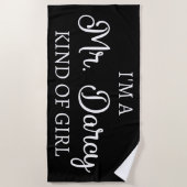 Ik ben een soort meisje van Mr Darcy. Strandlaken (Voorkant)