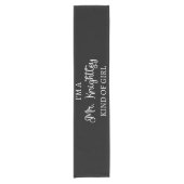 Ik ben een soort meisje van Mr Knachtley. Korte Tafelloper (Voorkant)