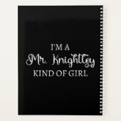 Ik ben een soort meisje van Mr Knachtley. Planner (Achterkant)