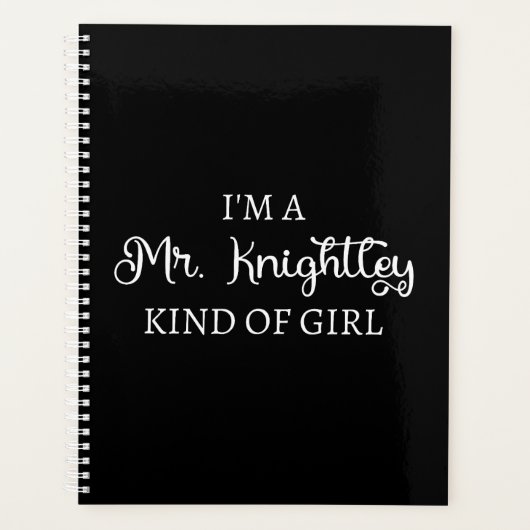 Ik ben een soort meisje van Mr Knachtley. Planner (Voorkant)