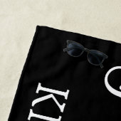 Ik ben een soort meisje van Mr Knachtley. Strandlaken (In situ)