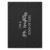 Ik ben een soort meisje van Mr Knachtley. Tafelkleed (Voorkant)