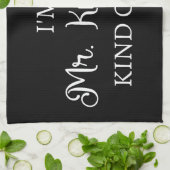 Ik ben een soort meisje van Mr Knachtley. Theedoek (Gevouwen)