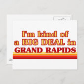 Ik ben een soort van BIG DEAL in Grand Rapids Briefkaart (Voorkant / Achterkant)