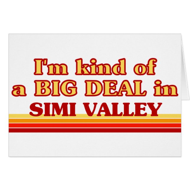 Ik ben een soort van BIG DEAL in Simi Valley (Voorkant Horizontaal)