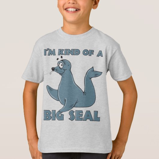 Ik ben een soort van groot zeehond t-shirt (Voorkant)