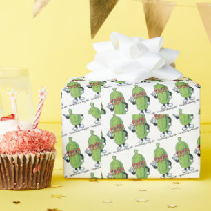 Ik ben een soort van grote dille   augurk met zonn cadeaupapier