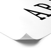 Ik ben een Spaanse professor, geen Babysitter Poster (Hoek)