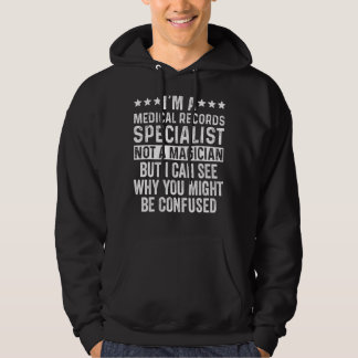 Ik ben een specialist in medische dossiers, geen g hoodie