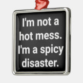 *IK BEN EEN SPICIËLE RAMP* KUT EN FUNNY METALEN ORNAMENT (Links)