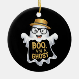 Ik ben een spookachtige lol voor Halloween liefheb Keramisch Ornament