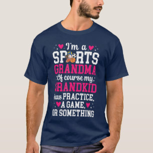 Ik ben een sportoma sports oma sport groot t-shirt