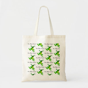 Ik ben een Sprookjesprins Grappige Groene Kikker C Tote Bag