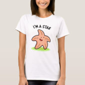 Ik ben een Star Funny Starfish Pun T-shirt (Voorkant)