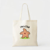 Ik ben een Star Funny Starfish Pun Tote Bag (Voorkant)