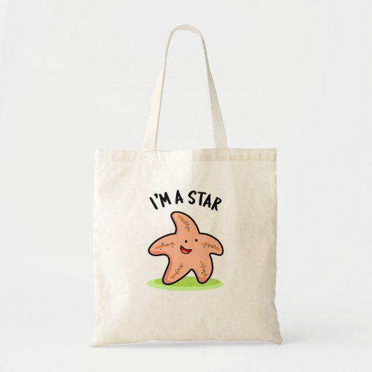 Ik ben een Star Funny Starfish Pun Tote Bag (Voorkant)