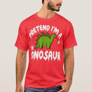 Ik ben een Stegosaurus Dinosaur Spooky Simple Q T-shirt