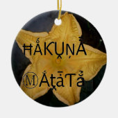 Ik ben een ster binnen. keramisch ornament (Voorkant)