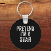 Ik ben een ster kostuum familie Lazy Halloween Par Sleutelhanger (Voorkant)