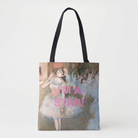 Ik ben een ster tote bag (Voorkant)