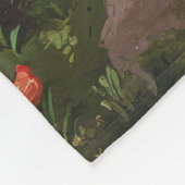 Ik ben een sterke jongens affirmatie fleece deken (Hoek)