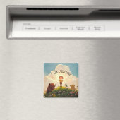 Ik ben een sterke jongens affirmatie magneet (Insitu (Vaatwasser))