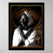 Ik ben een sterke zwarte vrouw poster (Voorkant)