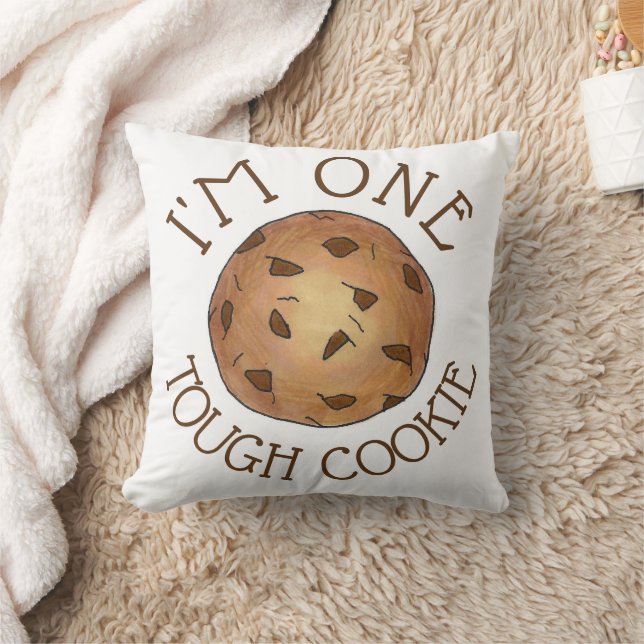 Ik ben een stevige koekjeschocolade Chip Baker Foo Kussen (Deken)