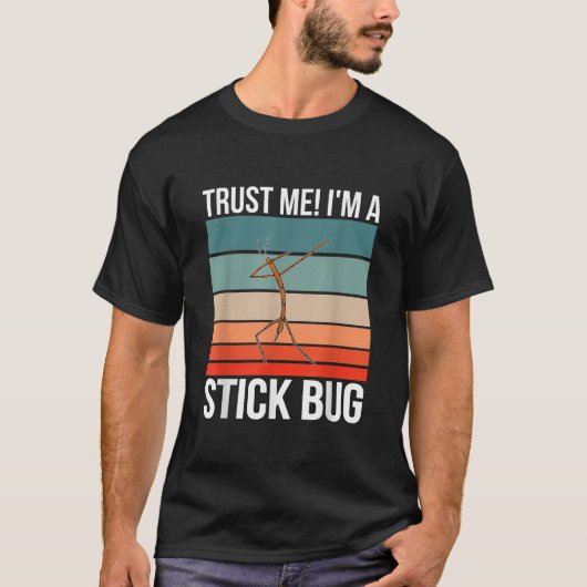 Ik ben een Stick Bug Halloween Insect Entomologist T-shirt (Voorkant)