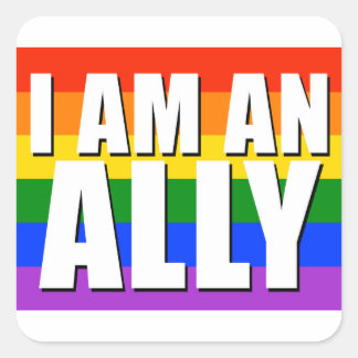 Ik ben een Sticker van Ally Square