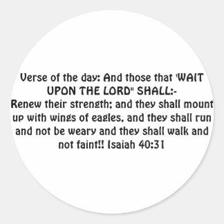 Ik ben een stickler ronde sticker